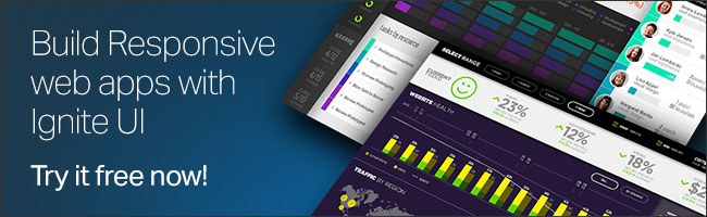 Build Responsive web apps with Ignite UI—Try it Free Now!